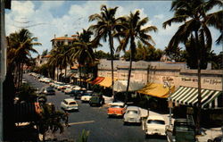 Worth Avenue Palm Beach, FL Postcard Postcard