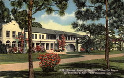 Masonic Home on Beautiful Coffee Pot Bayou Postcard