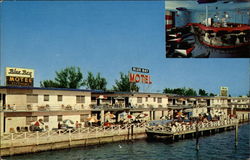 Magnificent Blue Bay Motel and Cocktail Lounge Miami Beach, FL Postcard Postcard