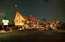 The Palm Beach Hawaiian Motor Lodge Postcard