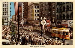 Rose Festival Parade Postcard