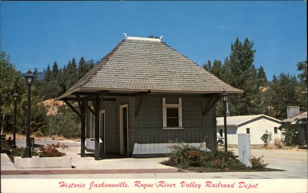 Rogue River Valley Railroad Depot Jacksonville Oregon