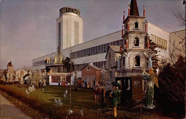 California Artificial Flower Co. (Calart) Christmas Display Providence Rhode Island