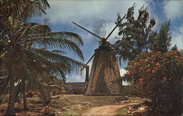 The Old Sugar Mill Barbados Caribbean Islands