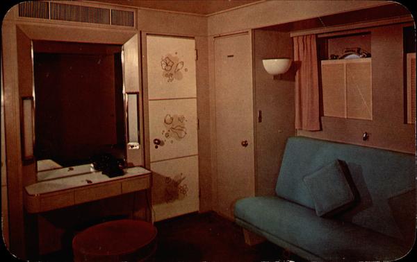 State Room, S.S. Lurline Interiors