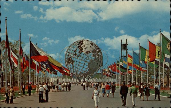 Unisphere at New York Worlds Fair 1964-1965 1964 NY Worlds Fair