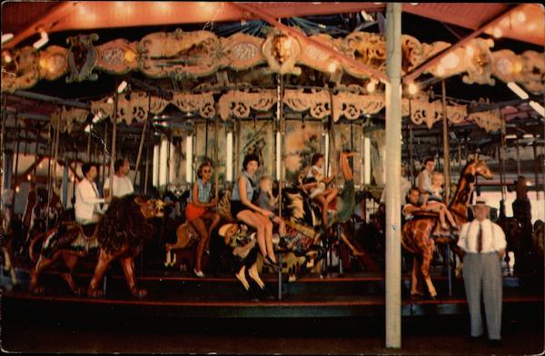 Merry-Go-Round on the Boardwalk Near South Division Street Ocean City Maryland