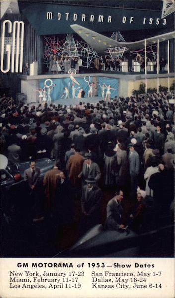 GM Motorama of 1953 Cars