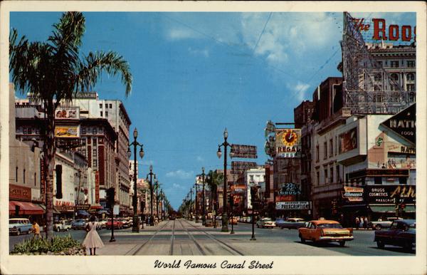 World Famous Canal Street New Orleans Louisiana