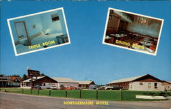 Northernaire Motel and Restaurant Postcard