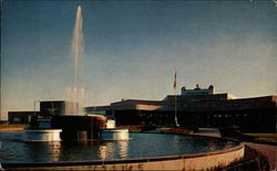 Fountain, Greater Pittsburgh Airport Postcard