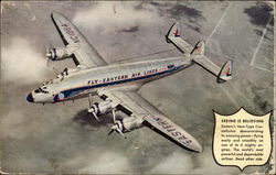Eastern Air Lines New-Type Constellation Postcard