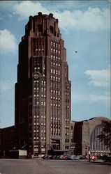 Railroad Station Postcard