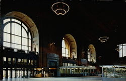 Interior of Union Station Postcard