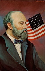 James Garfield 20th US President Postcard