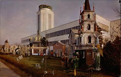 California Artificial Flower Co. (Calart) Christmas Display Postcard