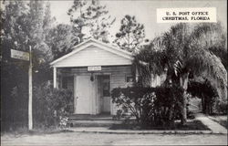 U.S. Post Office Christmas, FL Postcard Postcard