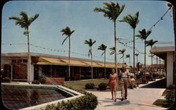 Fountain and Shopping Center at Bahia Mar Yacht Basin Fort Lauderdale, FL Postcard Postcard