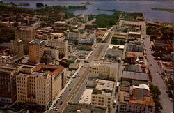 Air view of downtown St. Petersburg, Florida Postcard