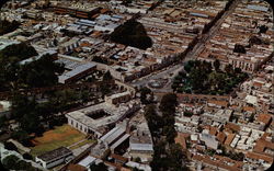Air View of the Aqueduct and Madero Avenue  Morelia, Mexico Postcard Postcard