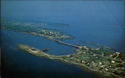 Cribstone Bridge Bailey Island, ME Postcard Postcard