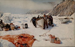 Hunters From the Village of Ukivok Postcard
