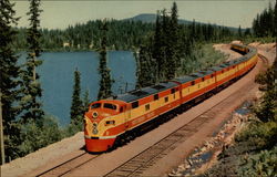 Southern Pacific's Streamliner "Shasta Daylight" Postcard