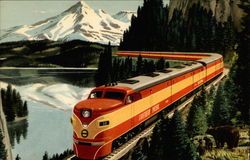 Southern Pacific's Streamliner "Shasta Daylight" Railroad (Scenic) Postcard Postcard