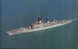 USS Reeves (DLG - 24) "Guided Missile Frigate" Postcard