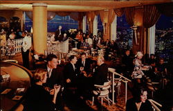 Crown Room cocktail lounge, Fairmont Hotel Postcard