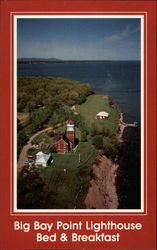 Big Bay Point Lighthouse Bed & Breakfast Michigan Postcard Postcard