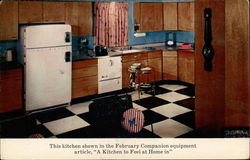 Mengel Royal wood kitchens Postcard