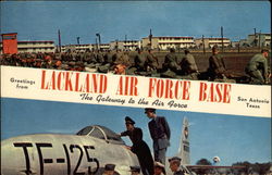 Lackland Air Force Base Postcard