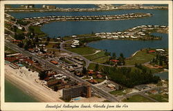 Beautiful Redington Beach Florida from the Air Postcard Postcard