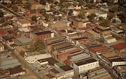 Downtown Main Street Yazoo City, MS Postcard 