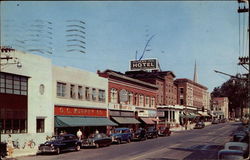 Main Street Torrington, CT Postcard Postcard