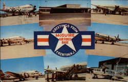 McQuire Air Force Base Trenton, NJ Postcard Postcard