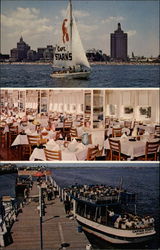 Captain Starn's Restaurant and Boating Center Postcard