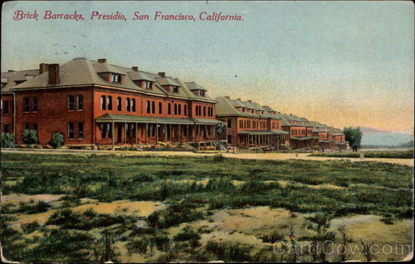 Brick Barracks, Presidio San Francisco California