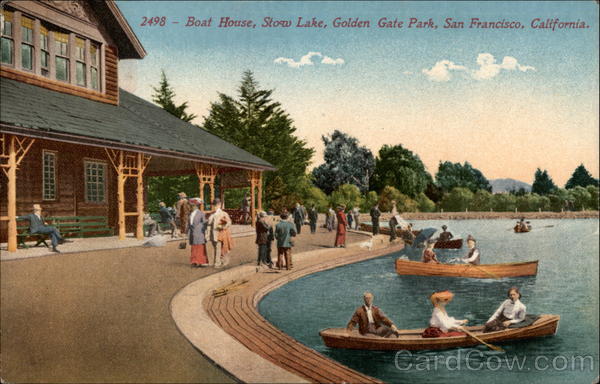 Boat House, Stow Lake, Golden Gate Park San Francisco California