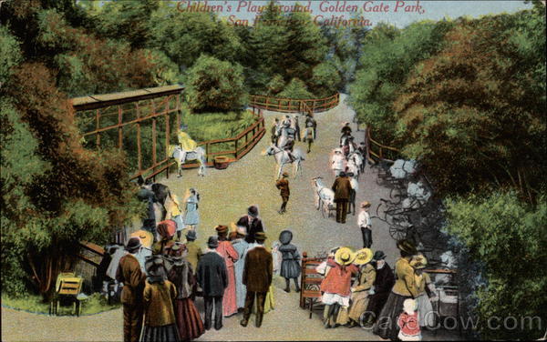 Children's Play Ground, Golden Gate Park San Francisco California