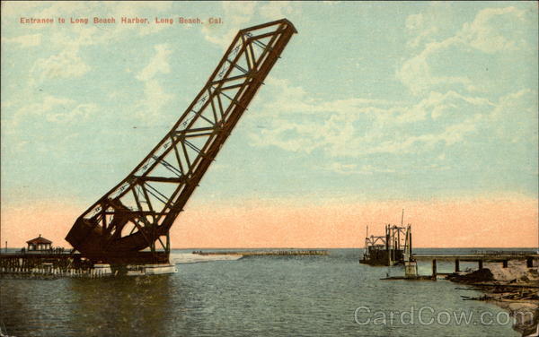 Entrance to Long Beach Harbor California