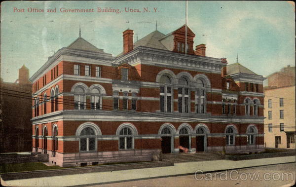 Post Office and Government Building Utica New York