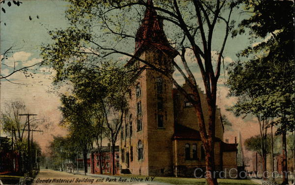 Oenida Historical Building and Park Ave Utica New York