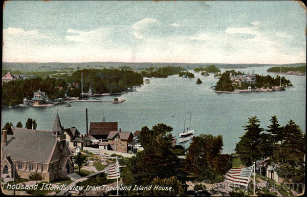View from Thousand Island House Thousand Islands New York