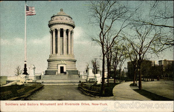 Soldiers and Sailors Monument and Riverside Drive New York