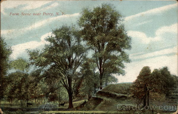 Farm Scene Perry New York