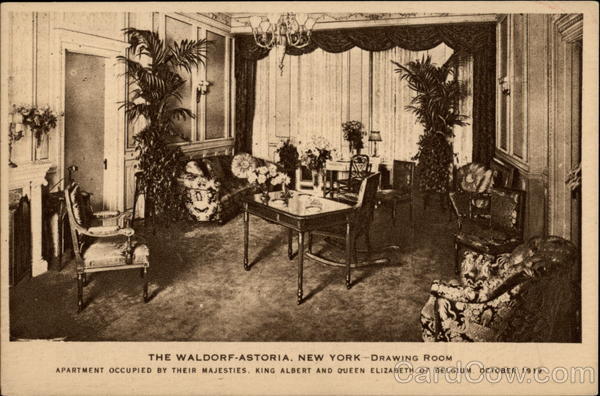 The Waldorf-Astoria, Drawing Room New York