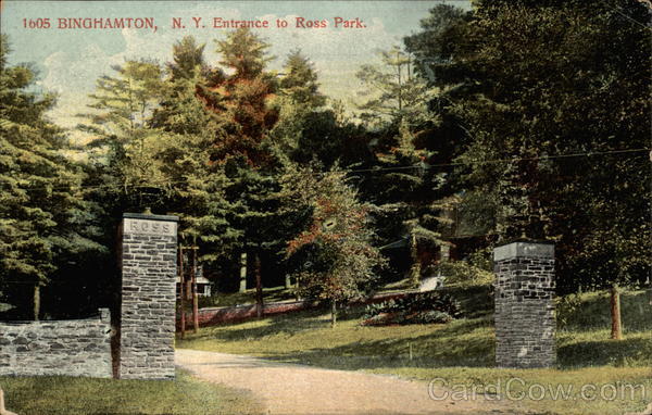 Entrance to Ross Park Binghamton New York