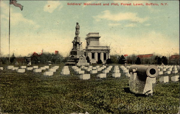 Soldiers' Monument and Plot, Forest Lawn Buffalo New York